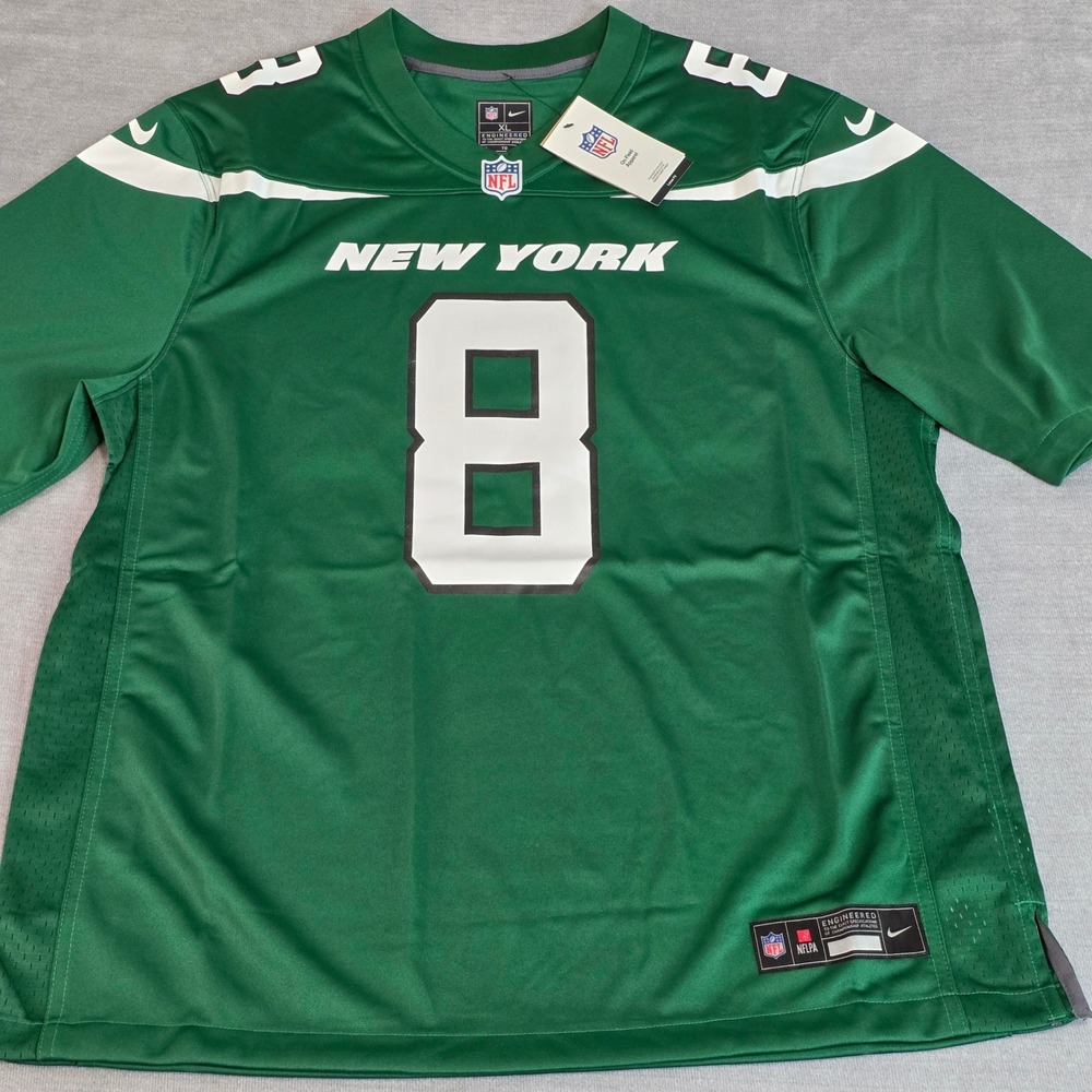 Nike New York Jets Aaron Rodgers Authentic Jersey Mens XL Green NFL Football NEW